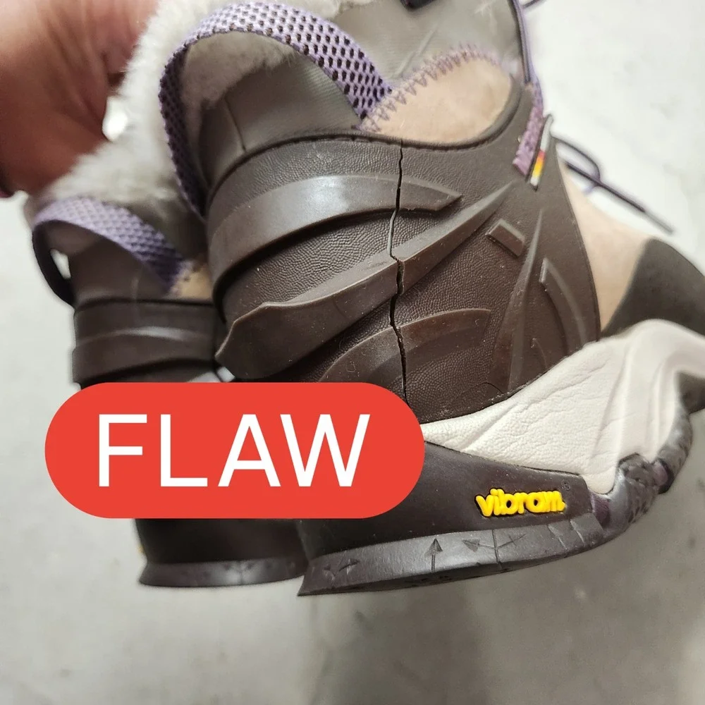 Merrell Polartec Continuum Thermo Waterproof Brindle Boot JB87630 Womens 10 FLAW
